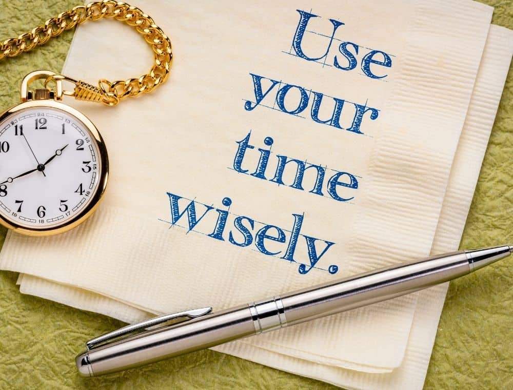 Use your time wisely on paper with a pen and watch