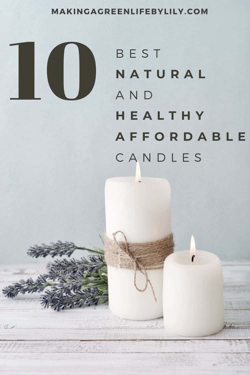Best non-toxic scented candles from etsy