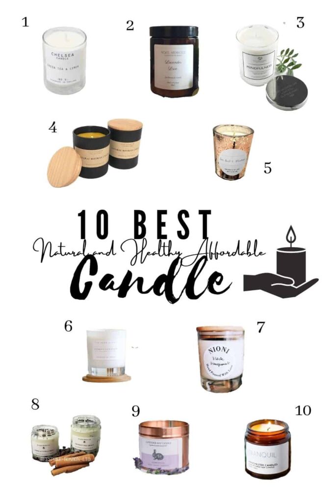 10 Best natural and healthy affordable candles from etsy