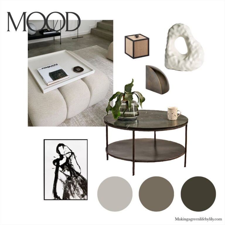 Sustainable Monotone living room