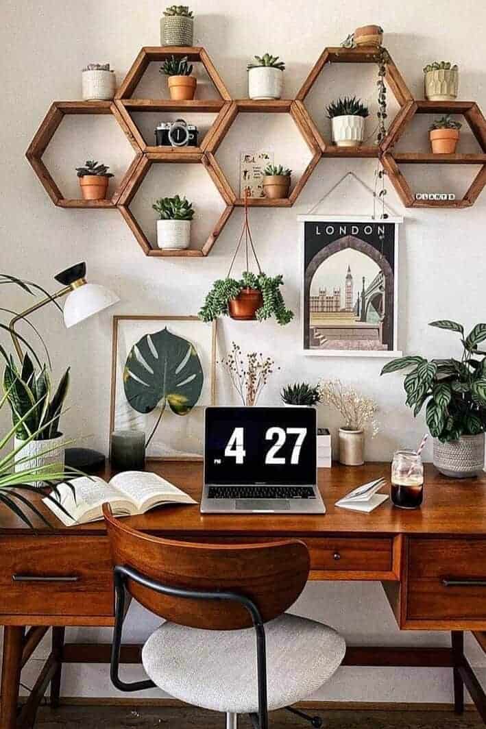 green healthy home office ideas
