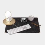 recycled rubber mat for sustainable home office