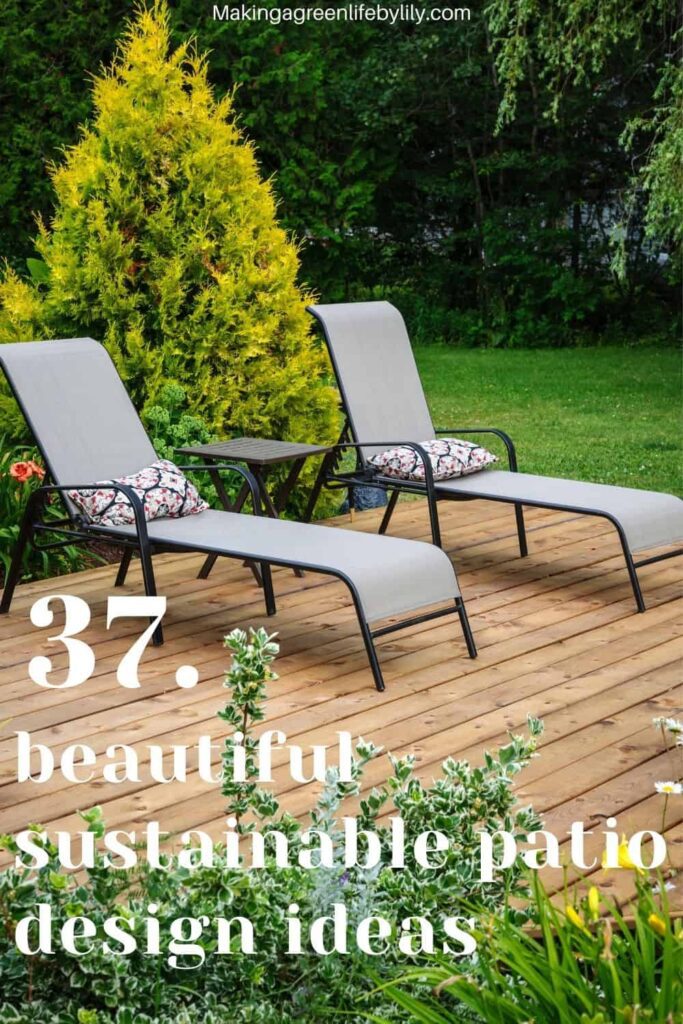 37 sustainable patio design ideas