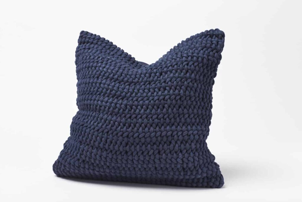 woven rope organic pillow cover