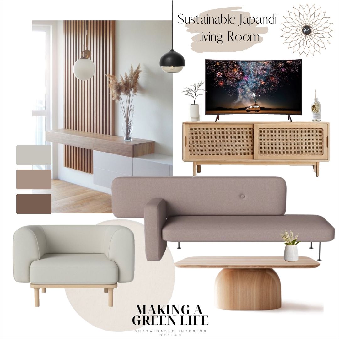 11 sustainable Japandi living room