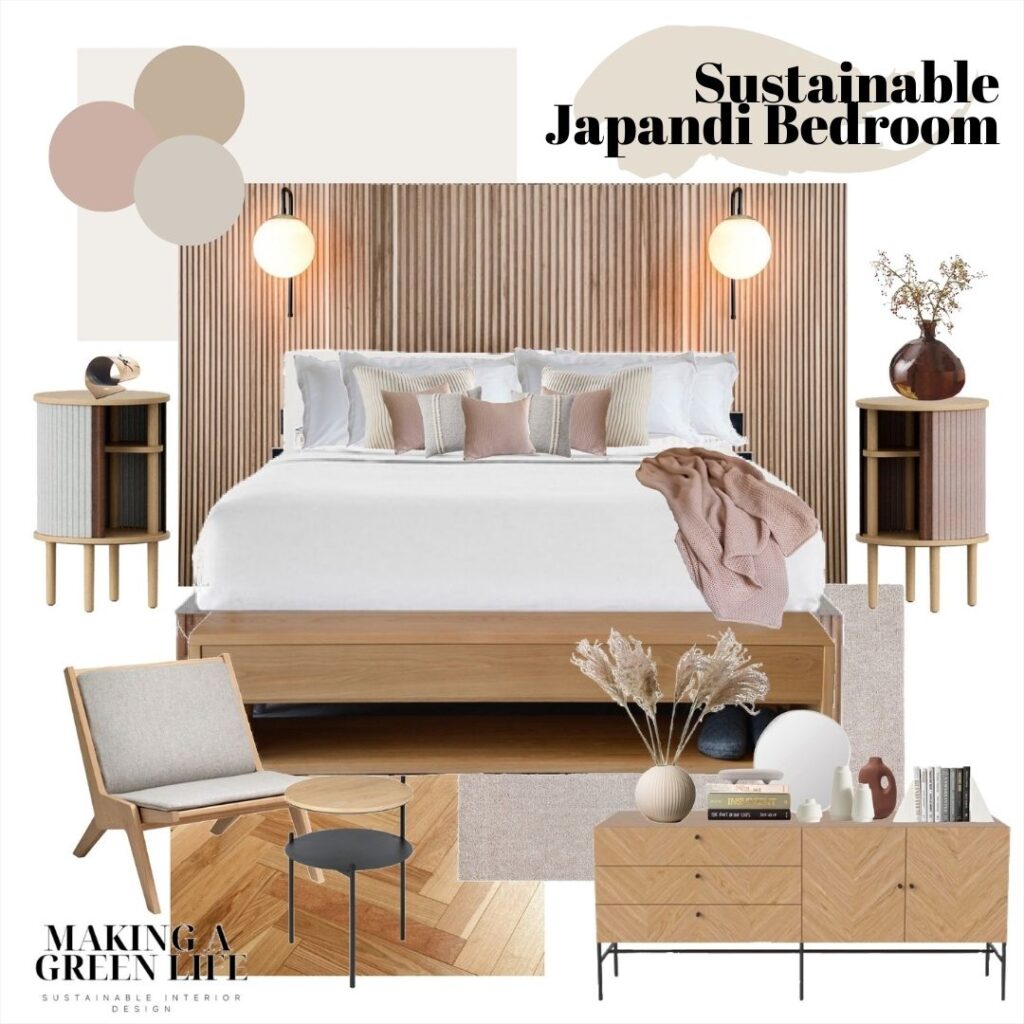 Sustainable Japandi Bedroom