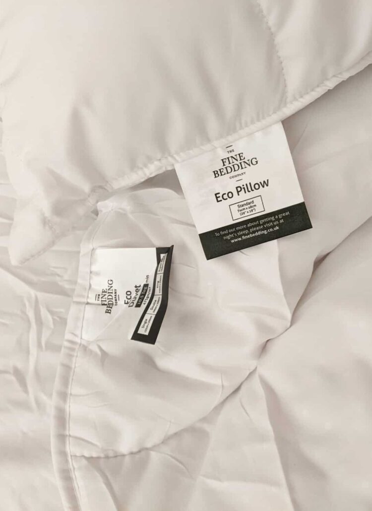 a review of eco duvet eco pillow from the fine bedding company