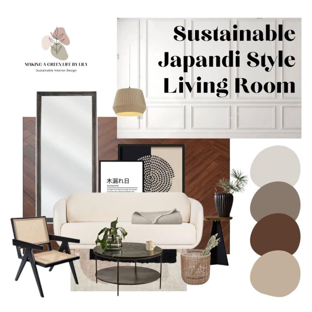 Japandi Style Living Room – Making A Green Life by Lily