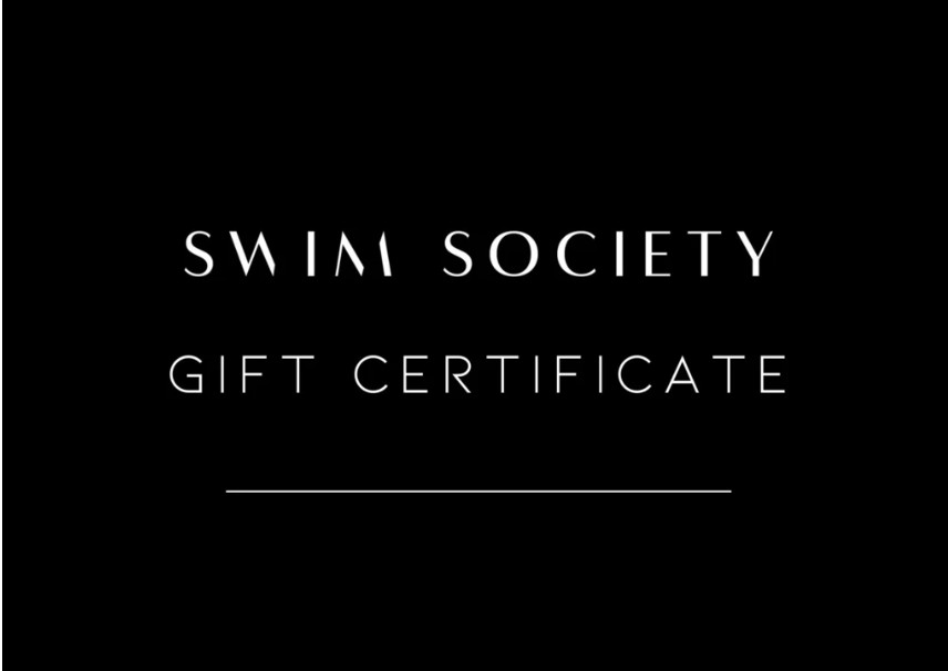 Swim Society Gift Certificate