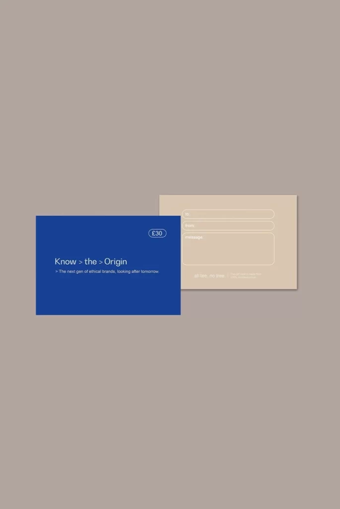 Know the Origin Gift Card