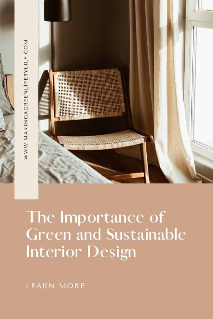 The importance of green and sustainable interior design