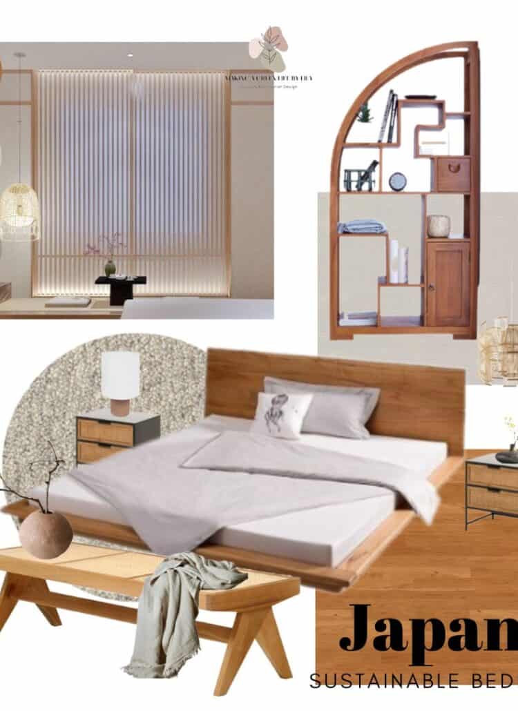 Sustainable Japandi Bedroom
