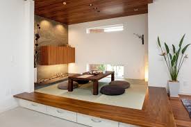 a raised tatami room