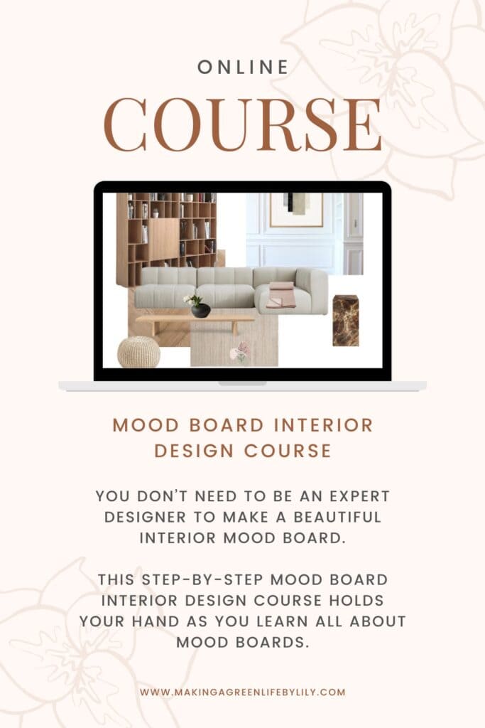 Mood Board Interior Design course