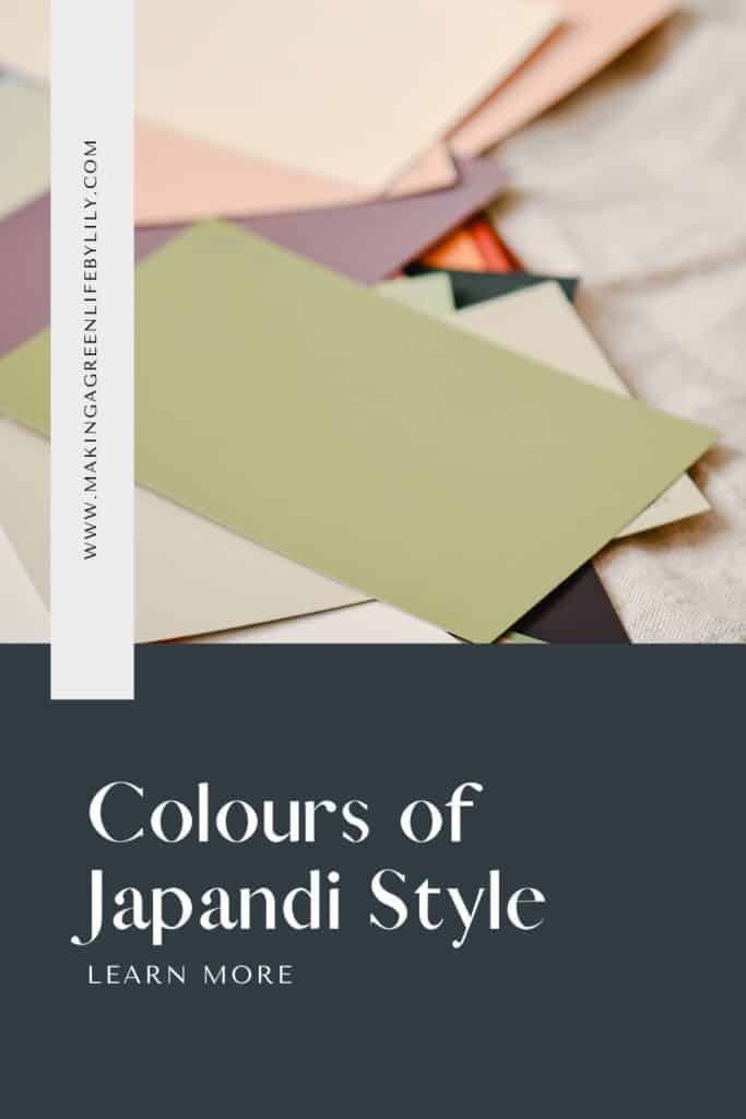 Colours of Japandi Style