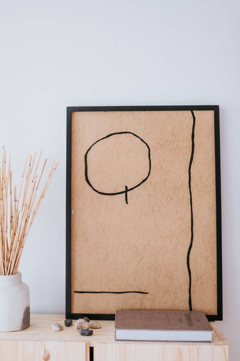 Where to Hang Wall Art in Japandi Livingroom