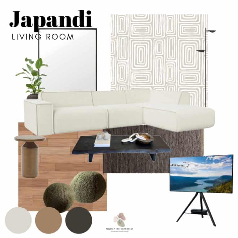Japandi living room