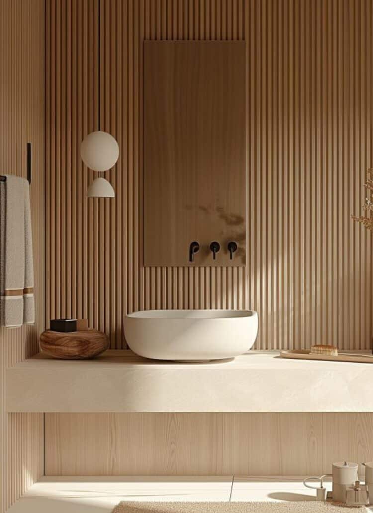 How to choose the perfect tiles for your Japandi bathroom