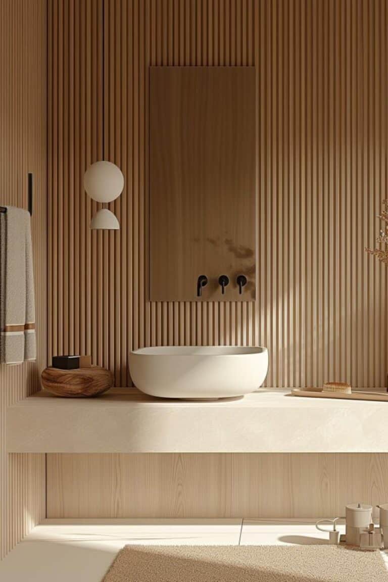 How to choose the perfect tiles for your Japandi bathroom