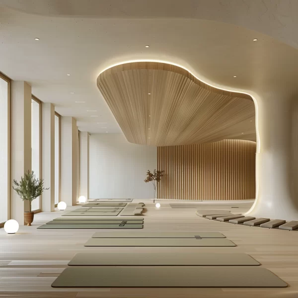 Serenity Haven: Minimalist Japandi Yoga Studio