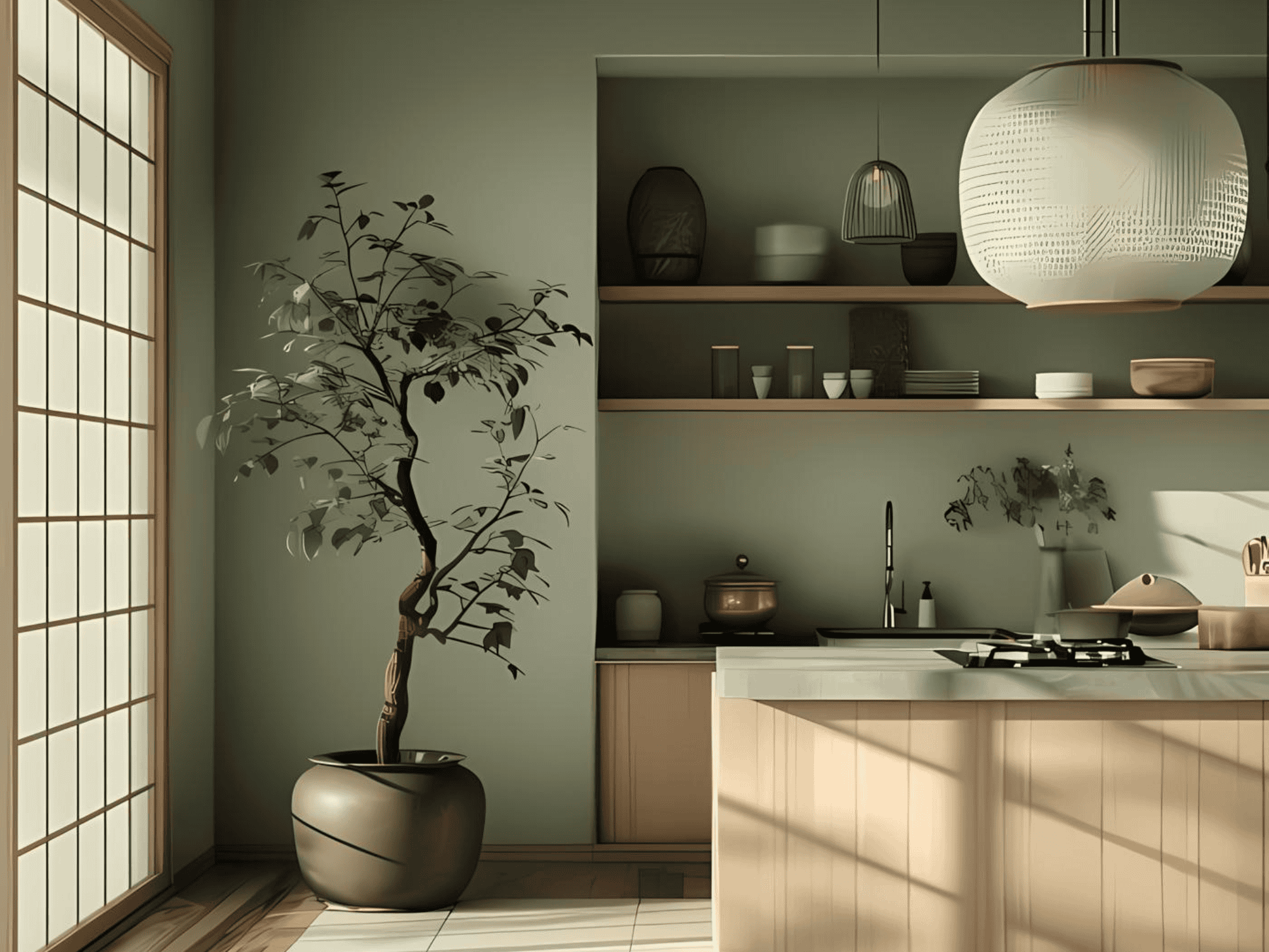 10 Unique Colour Inspirations for Your Japandi Kitchen Sanctuary ...