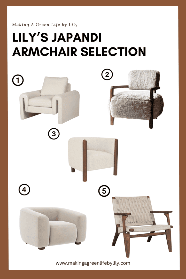 Lily's Japandi Armchair Selection
