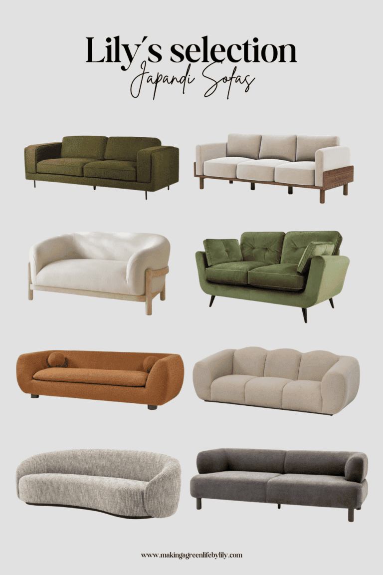 Lily's selection japandi sofas