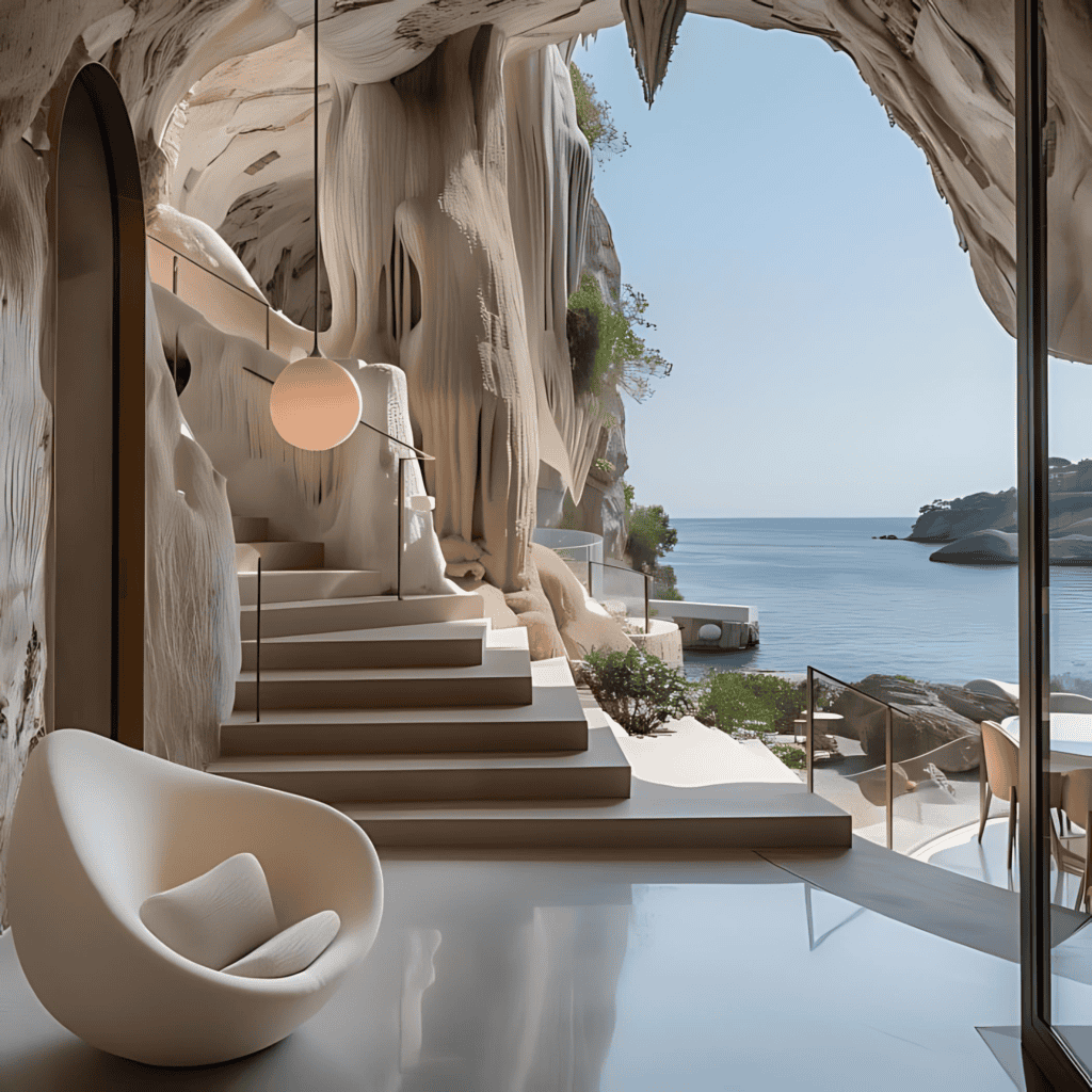 Japandi style villa in Italy