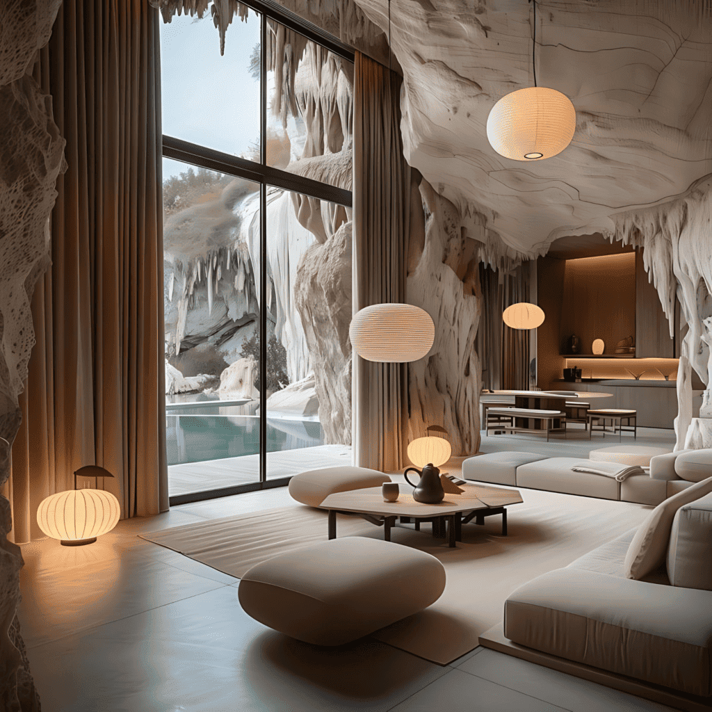 Japandi style villa in Italy