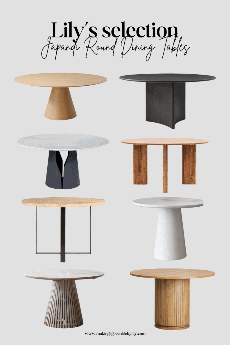 Lily's round dining table selection