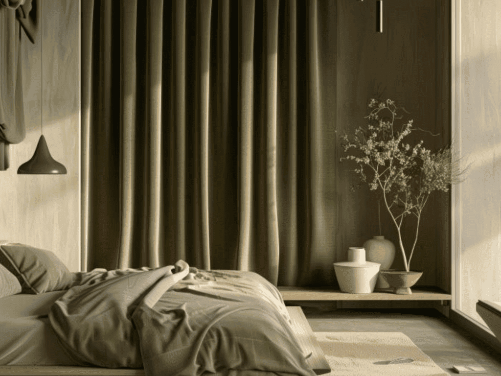 5 Fresh Curtain Ideas to Elevate Your Japandi Bedroom