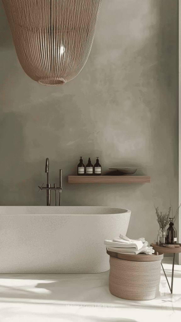 How to Use Limewash paint in your Japandi Home