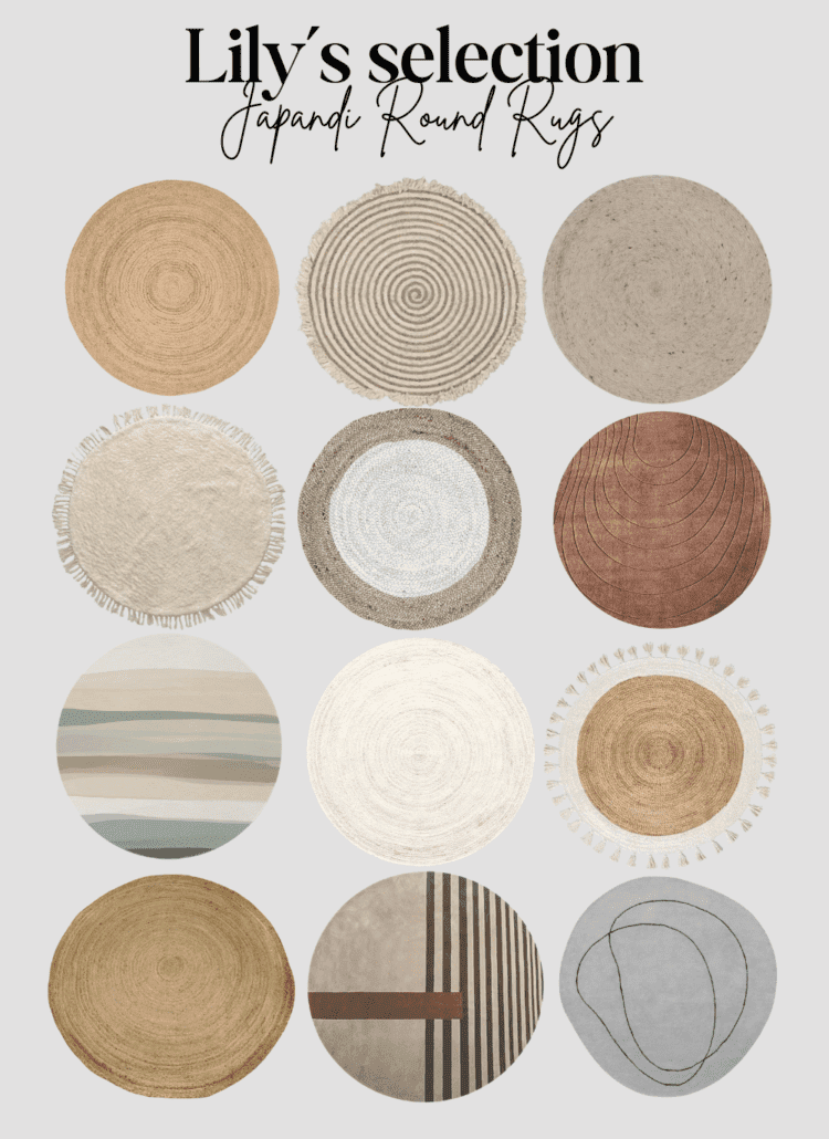 Lily’s Japandi Round Rugs Collection