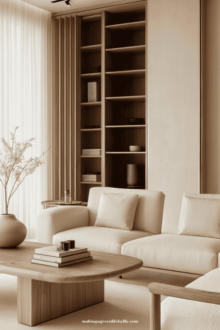 5 Ways to Optimise Storage in a Japandi Living Room