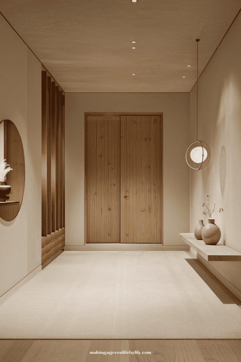 The Secret to Japandi Hallways That Don't Feel Forgotten