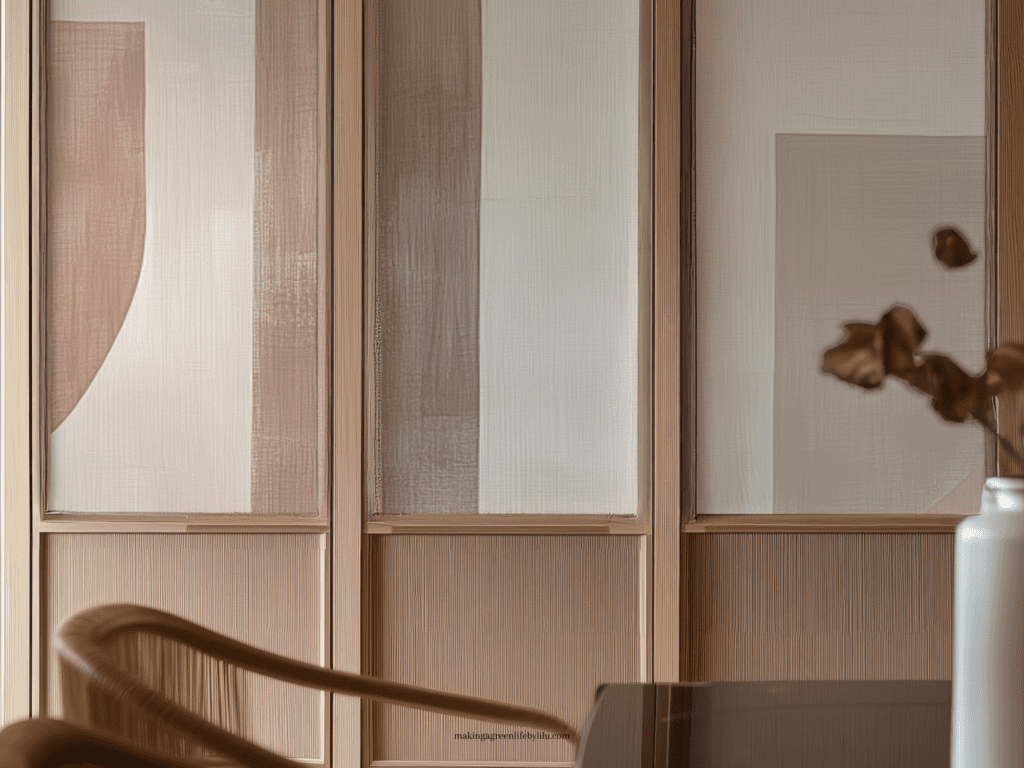 Integrating Wallpaper into Sliding Doors