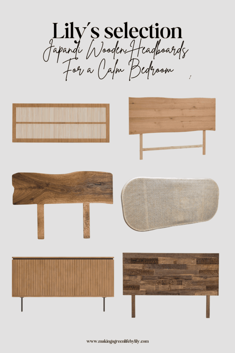 Lily’s Japandi Wooden Headboards for a Calm Bedroom Selection