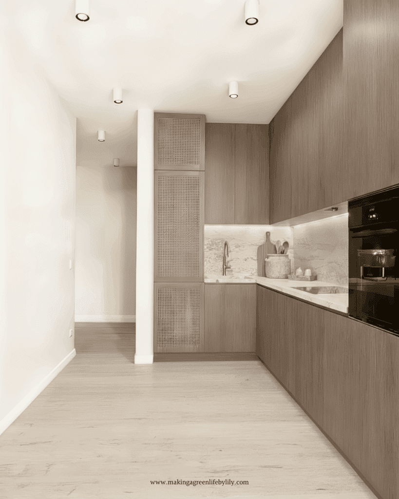 Japandi kitchen after