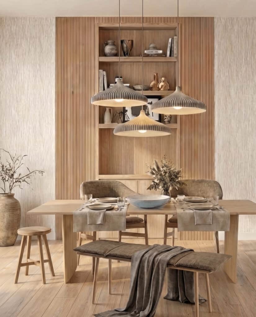 Japandi Dining area