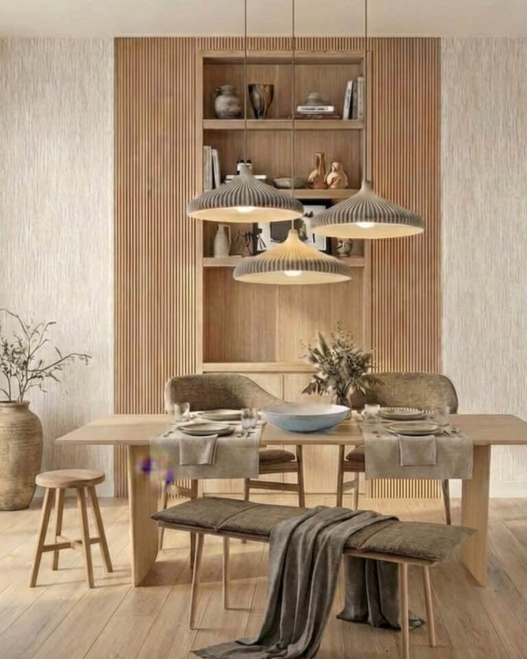 Japandi Dining area
