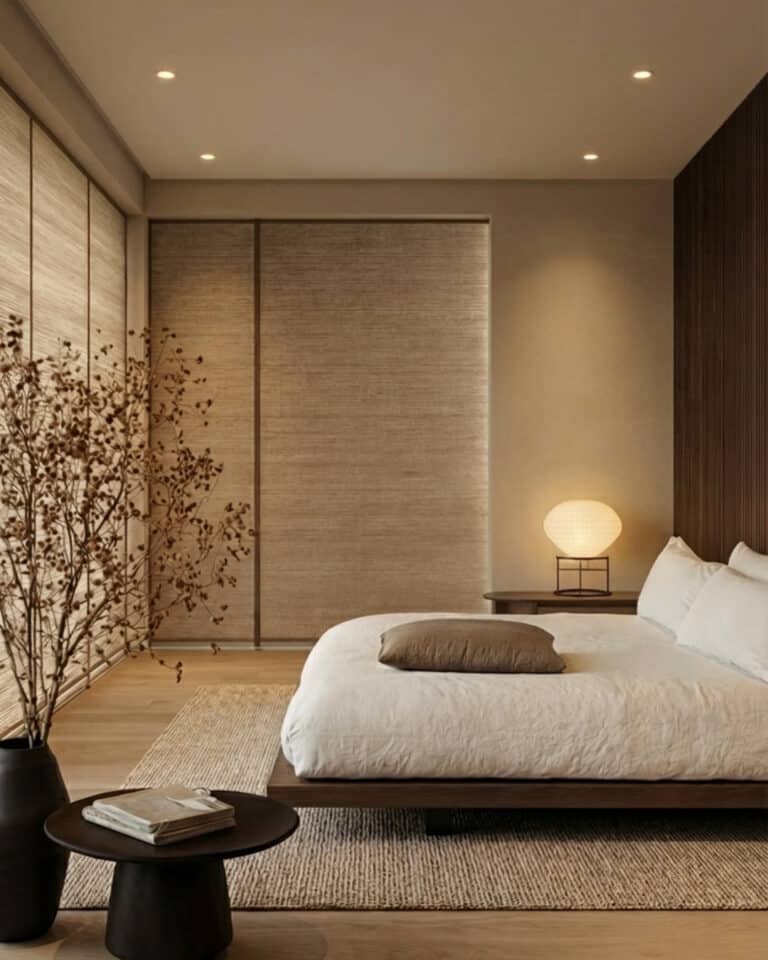 Japandi bedroom