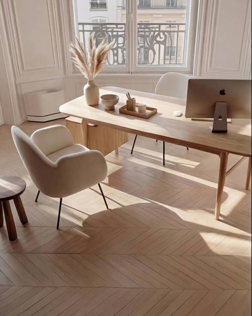 Japandi home office