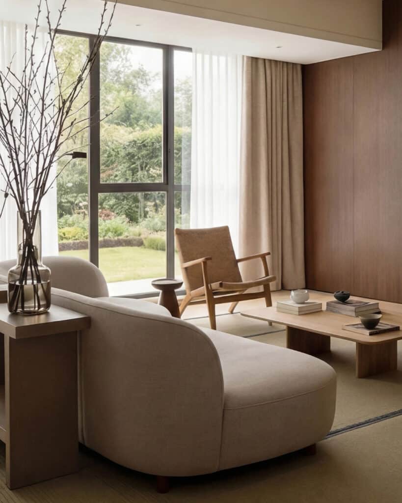 Japandi living room