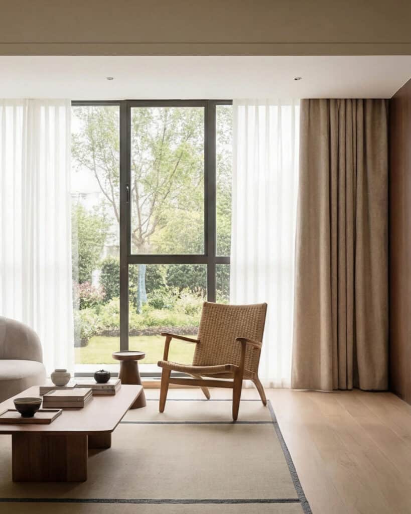 Japandi living room