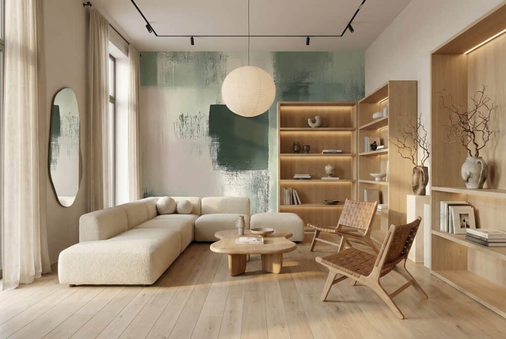 When Natural Materials Need Contrast to Shine