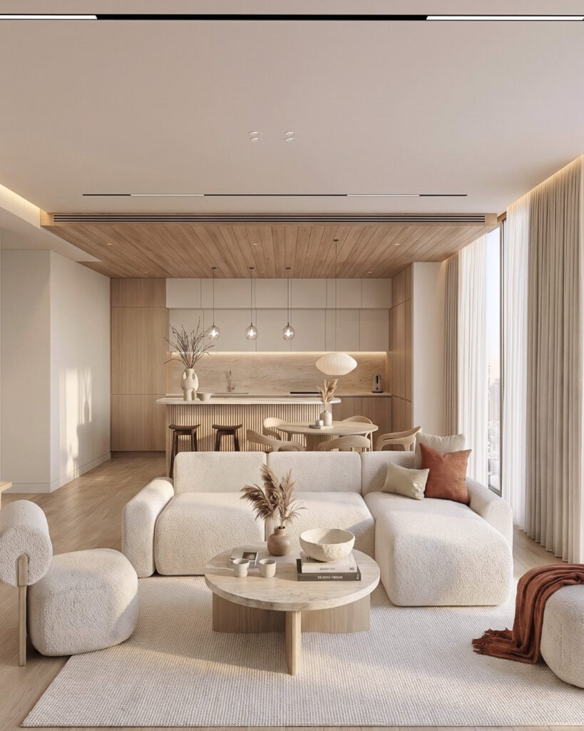 Modern Japandi Apartment 2BD, Dubai