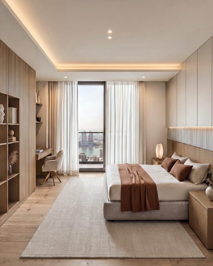 Modern Japandi Apartment 2BD, Dubai
