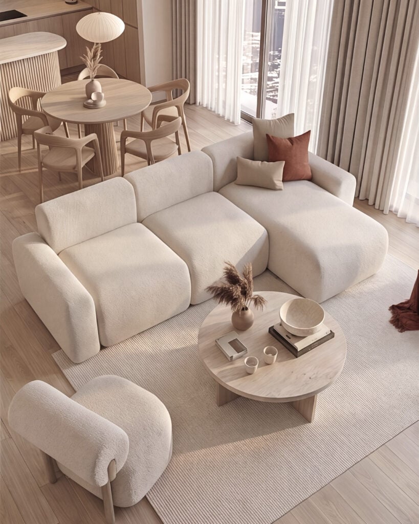 Modern Japandi Apartment 2BD, Dubai