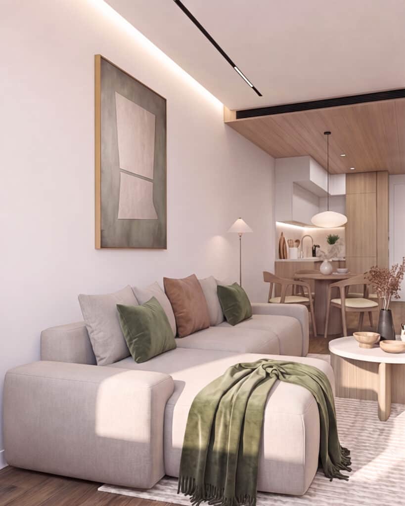 Modern Japandi Apartment, Dubai 01