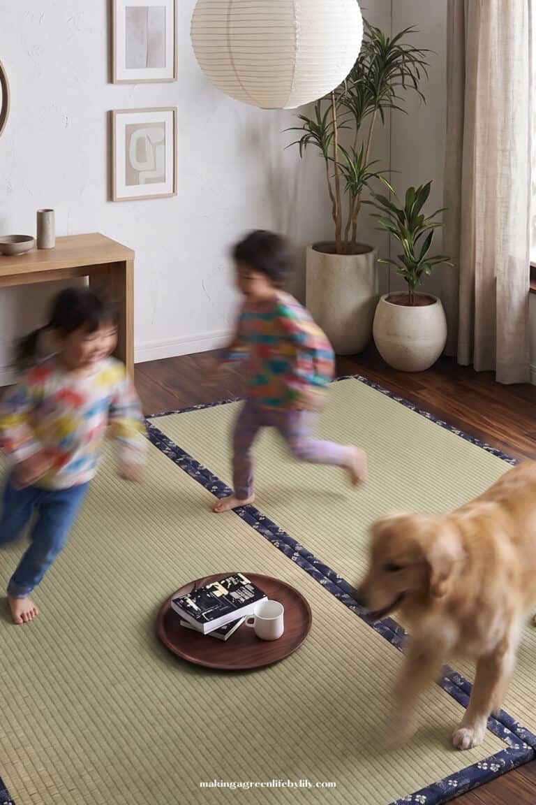 Tatami in a Home with Children